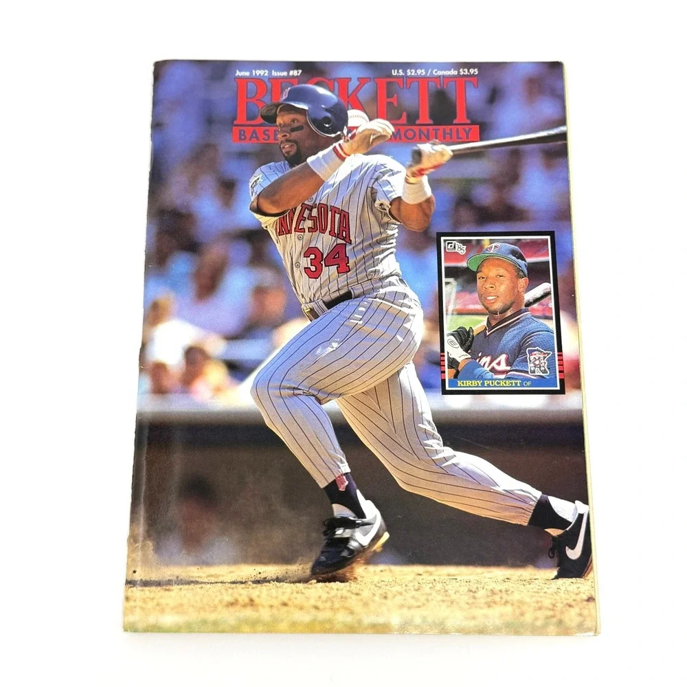 Roger Clemens Kirby Puckett Beckett Baseball Card Monthly Lot 5 1989 1992
